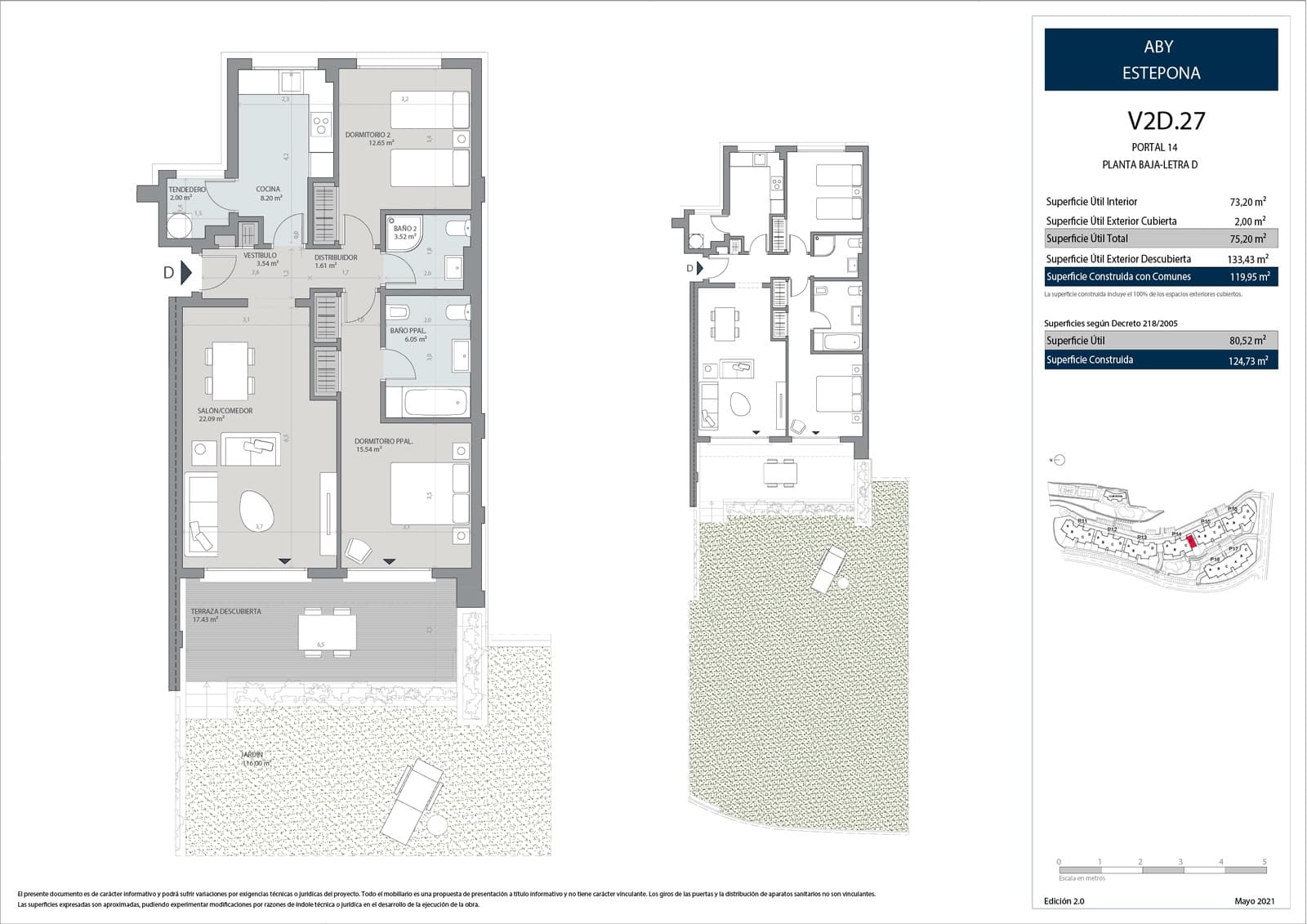 2 quarto Apartamento para venda em Estepona com piscina - 320 000 € (Ref: 9451944)