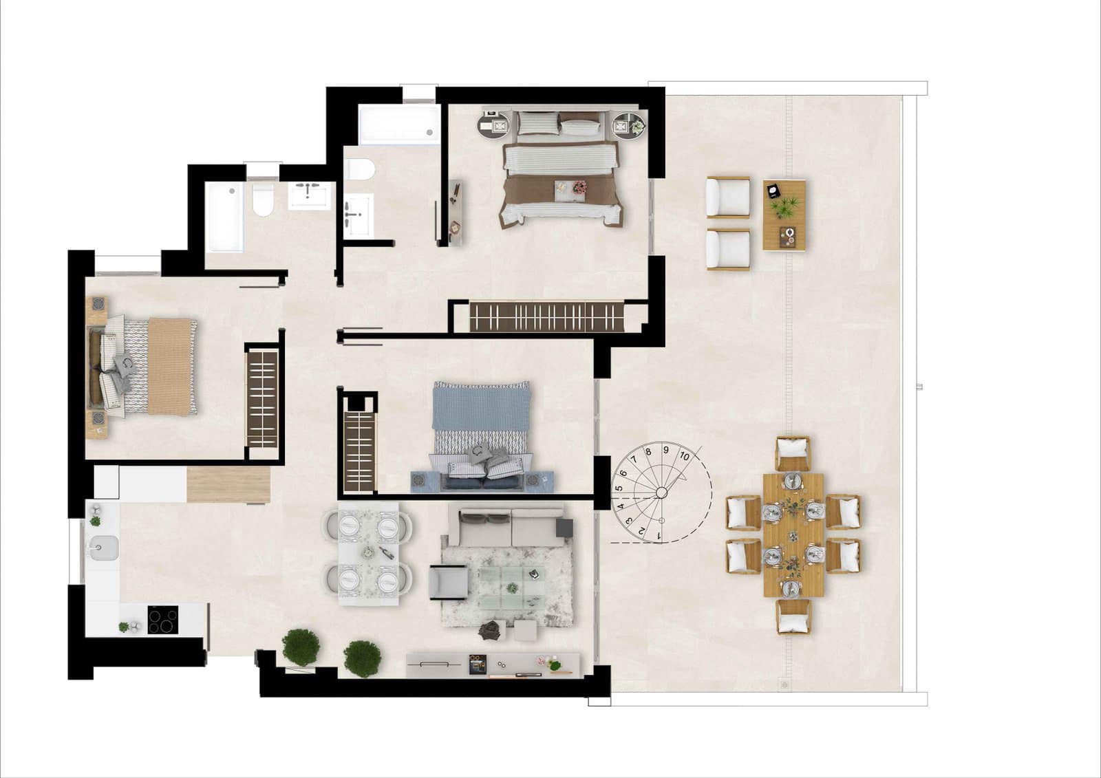 3 soverom Leilighet til salgs i Estepona med svømmebasseng - € 438 000 (Ref: 9451954)