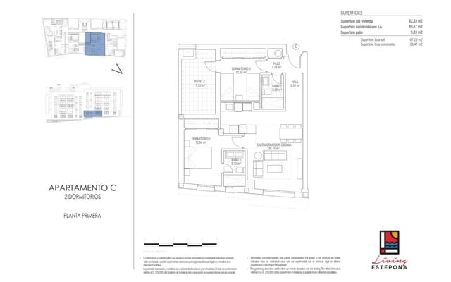 2 bedroom Apartment for sale in Puerto de Estepona, Estepona with pool - € 689,000 (Ref: 9500232)