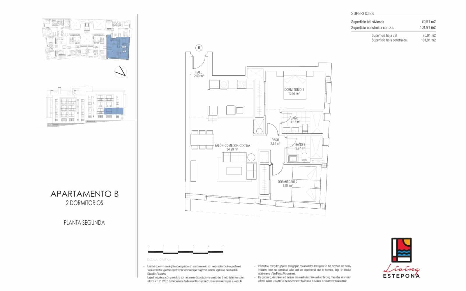 2 bedroom Apartment for sale in Estepona with pool - € 689,000 (Ref: 9500232)