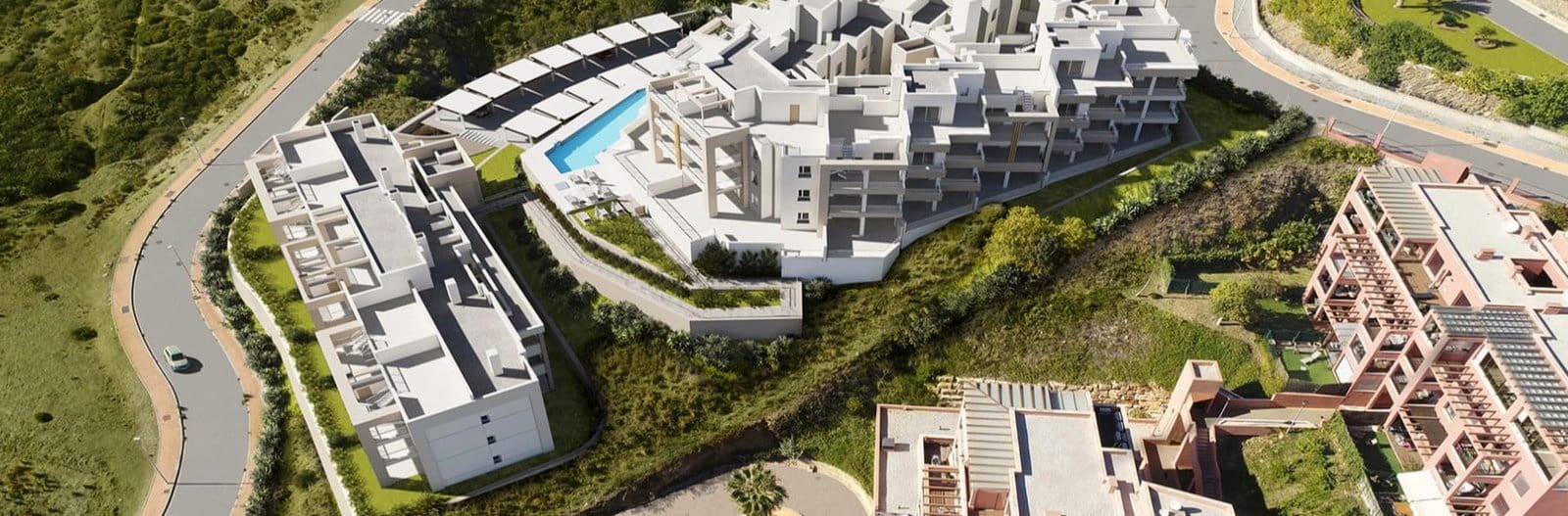 3 sypialnia Apartament na sprzedaż w Mijas Costa z basenem garażem - 574 000 € (Ref: 9510327)