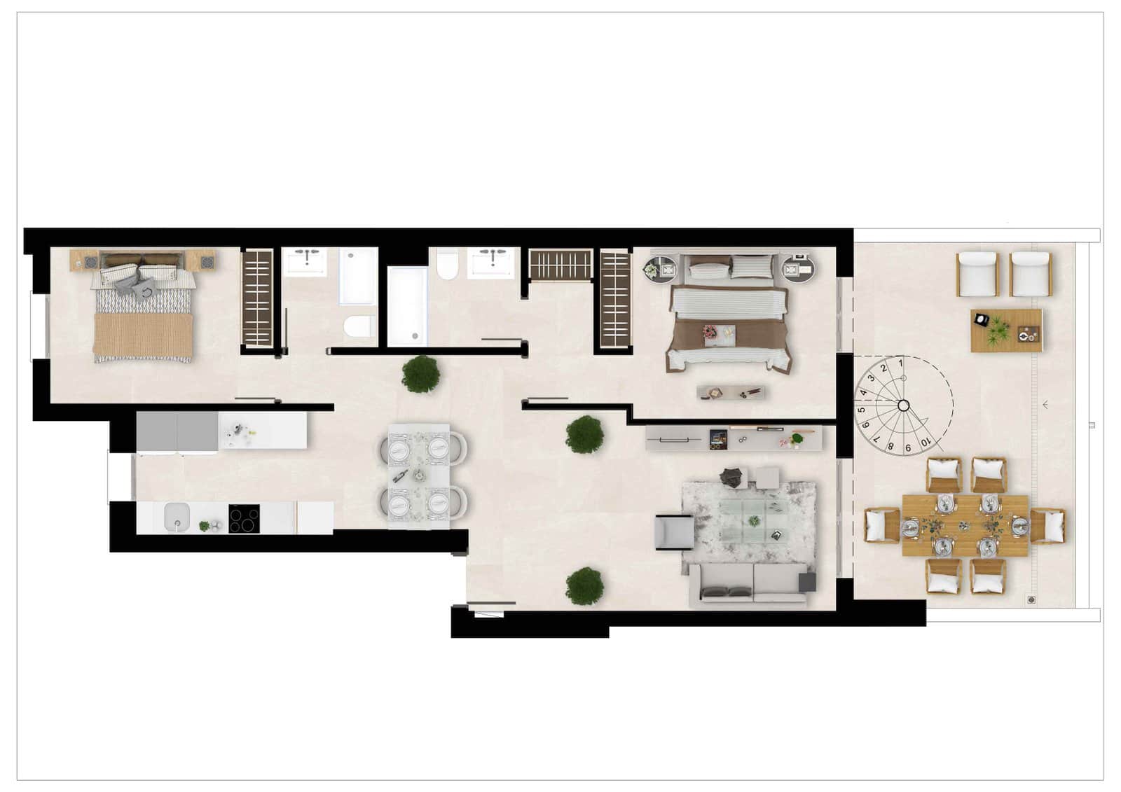 3 bedroom Apartment for sale in Estepona with pool - € 430,000 (Ref: 9510329)