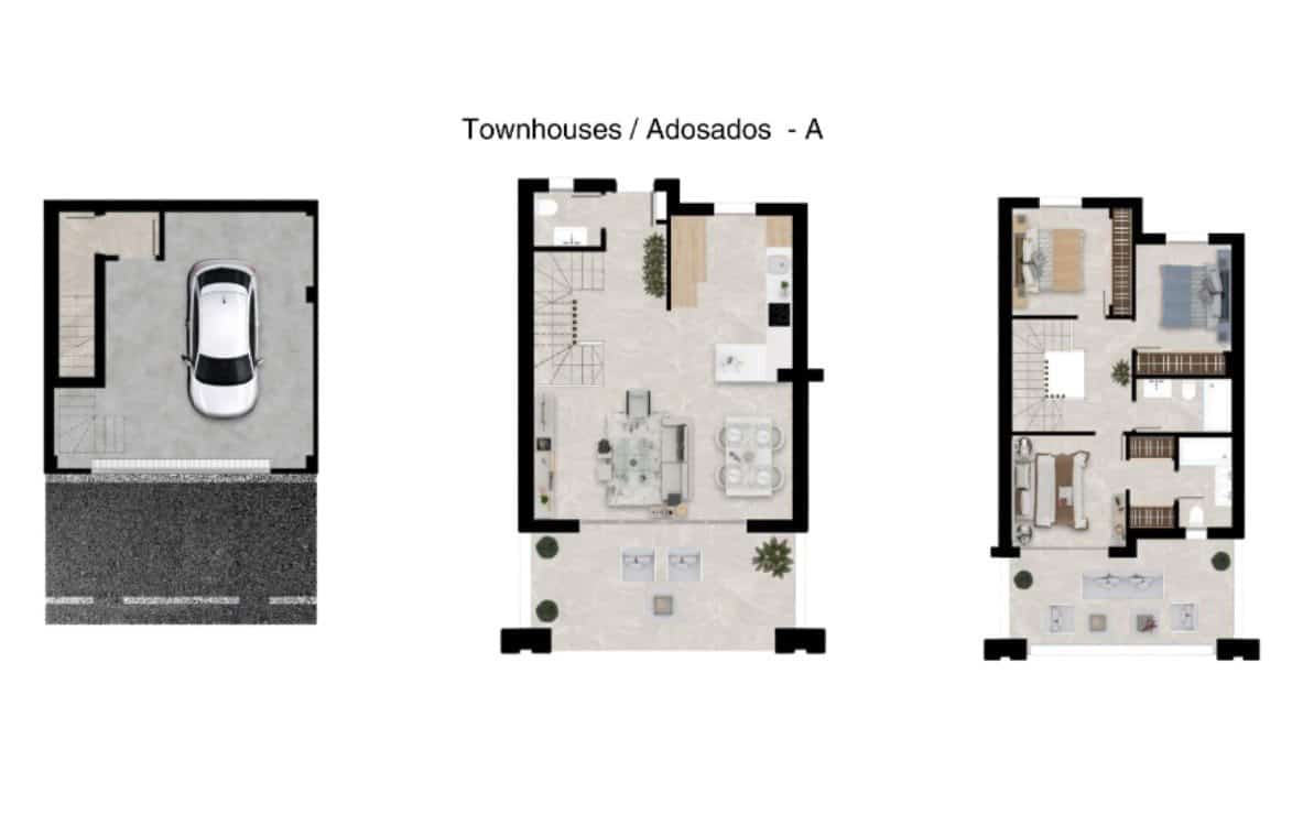 3 bedroom Townhouse for sale in Mijas Costa with pool garage - € 641,000 (Ref: 9510337)