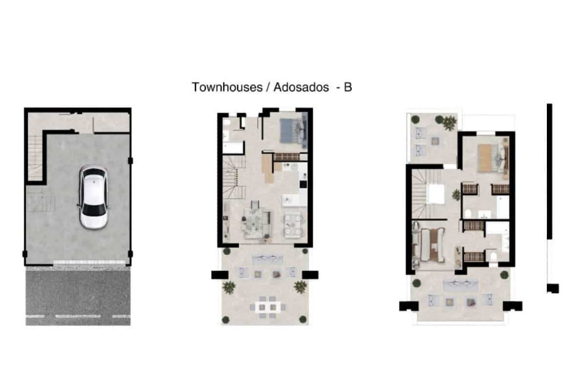 3 bedroom Townhouse for sale in Mijas Costa with pool garage - € 641,000 (Ref: 9510337)
