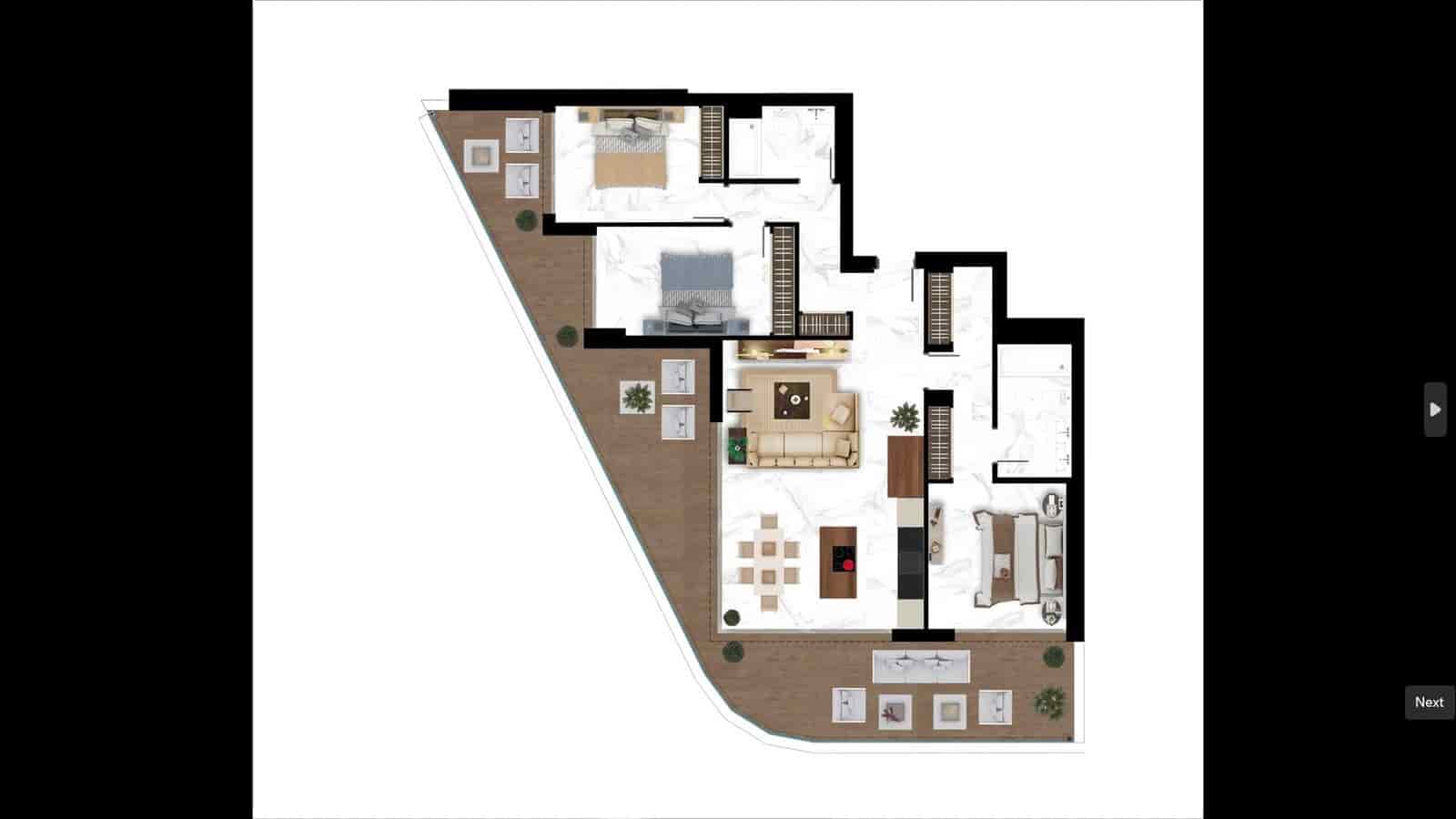 2 soverom Leilighet til salgs i Marbella med svømmebasseng - € 645 000 (Ref: 9510339)