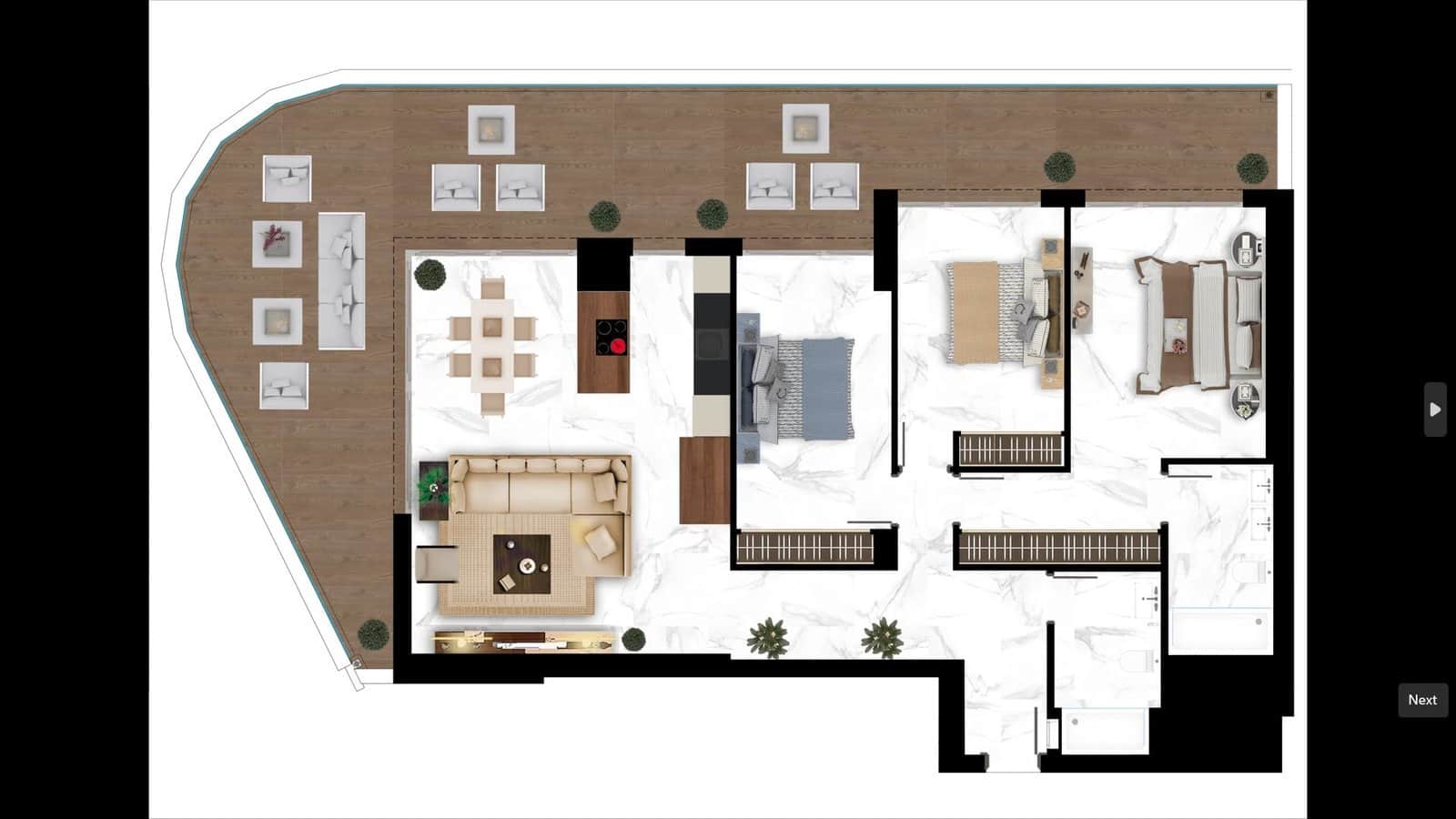 4 bedroom Apartment for sale in Marbella with pool - € 1,490,000 (Ref: 9510340)