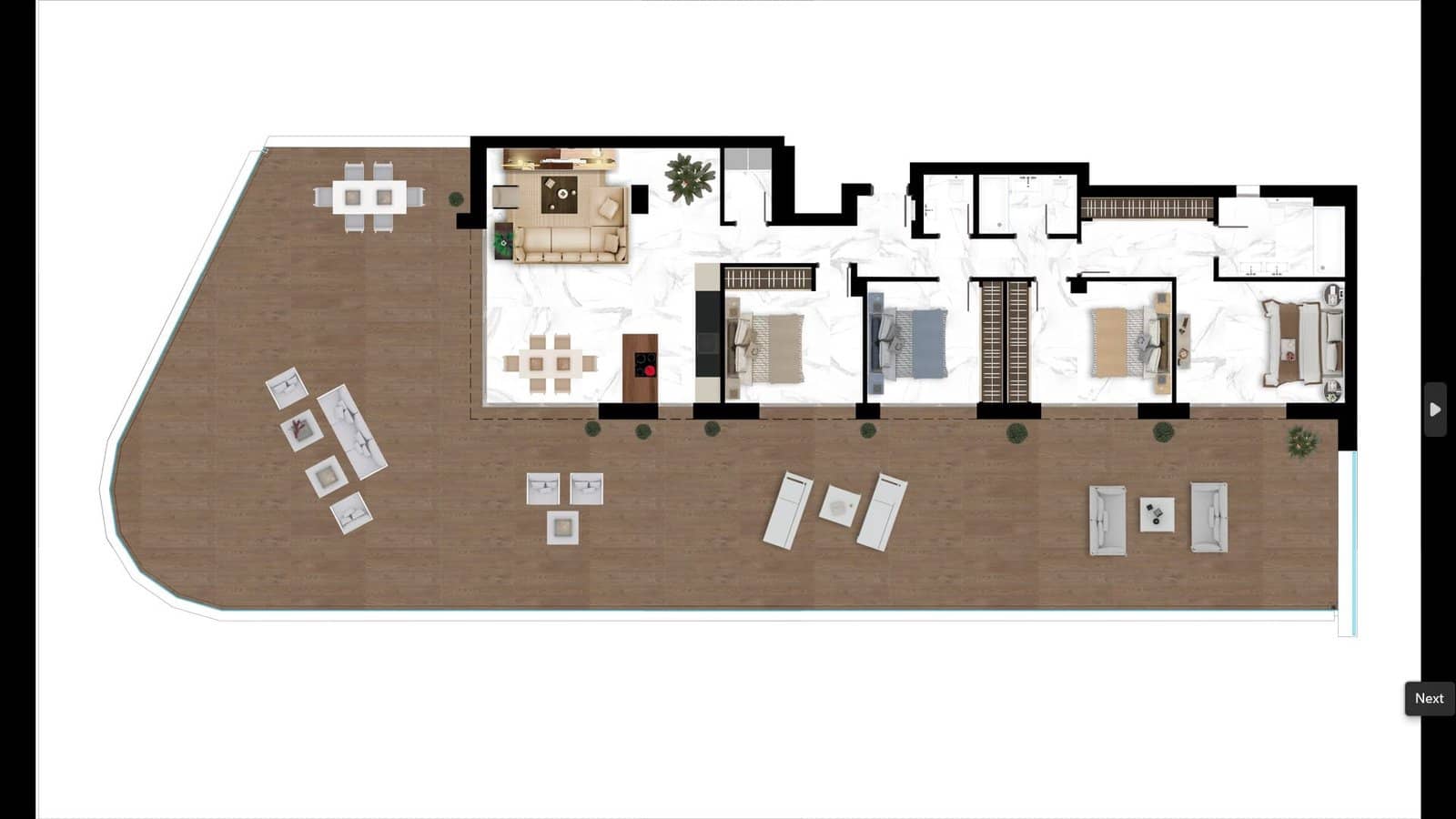 3 soverom Leilighet til salgs i Marbella med svømmebasseng - € 790 000 (Ref: 9510341)