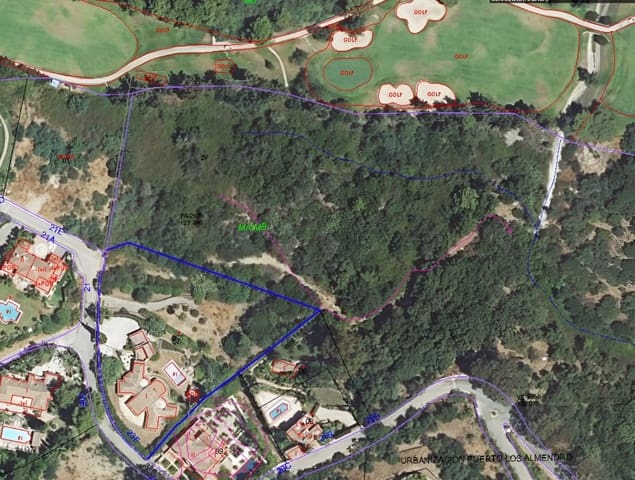 Terreno para Construção para venda em Los Arqueros - Puerto del Almendro, Benahavís - 2 300 000 € (Ref: 9524959)