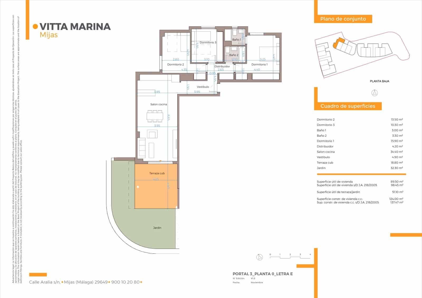 3 Zimmer Apartment zu verkaufen in Mijas Costa mit Pool - 487.100 € (Ref: 9604619)