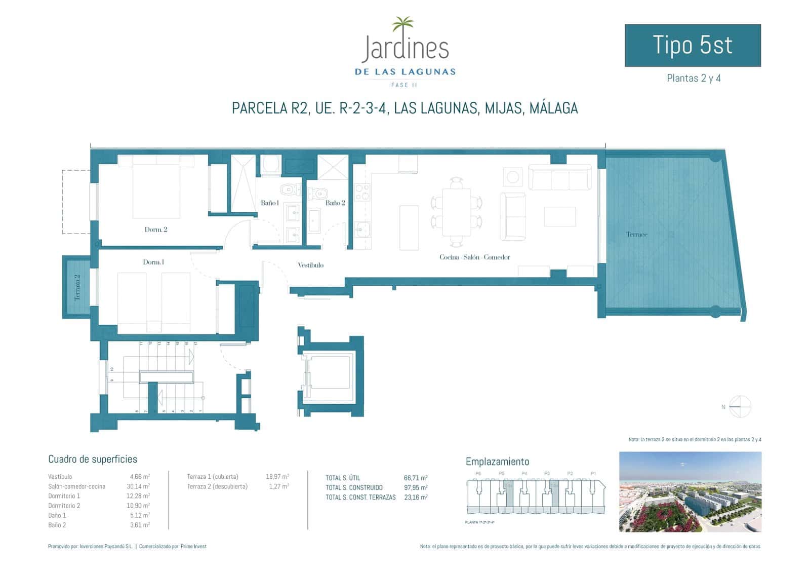 2 bedroom Apartment for sale in Fuengirola with pool - € 364,000 (Ref: 9665226)