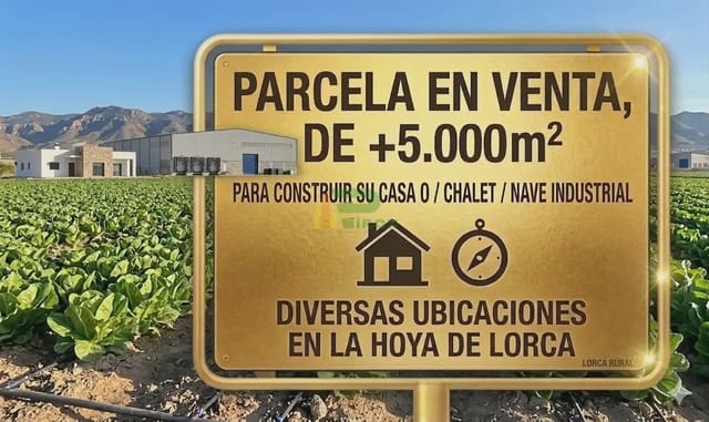 Tomt till salu i La Hoya, Lorca - 85 000 € (Ref: 10012409)