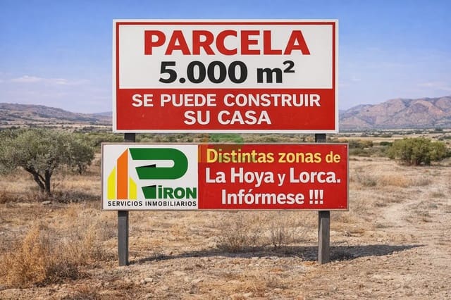 Tomt till salu i La Hoya, Lorca - 66 000 € (Ref: 10012410)