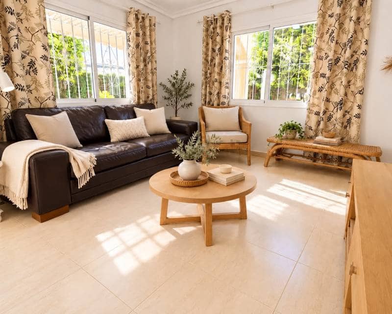 2 quarto Moradia para arrendar em Pilar de la Horadada com piscina garagem - 1 500 € (Ref: 10183044)