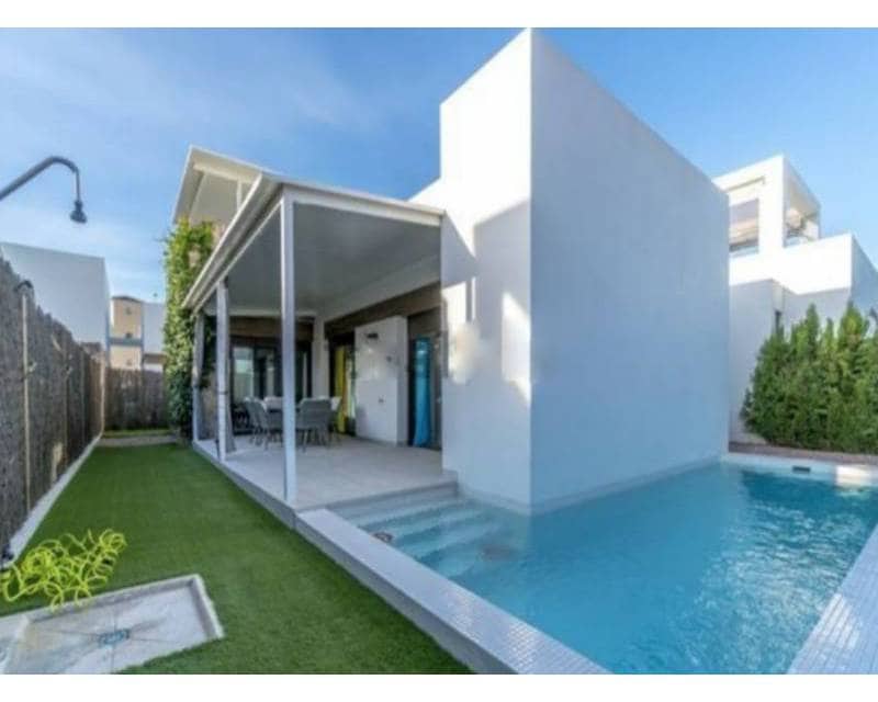 2 makuuhuone Huvila lomavuokrausta paikassa Orihuela Costa mukana uima-altaan - 1 100 € (Ref: 6337771)