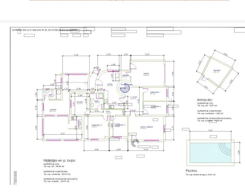 5 slaapkamer Villa te koop in Ciudad Quesada met zwembad - € 459.000 (Ref: 9524687)