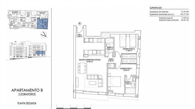 Apartamento de 2 habitaciones en Estepona en venta con piscina garaje - 549.000 € (Ref: 6240831)