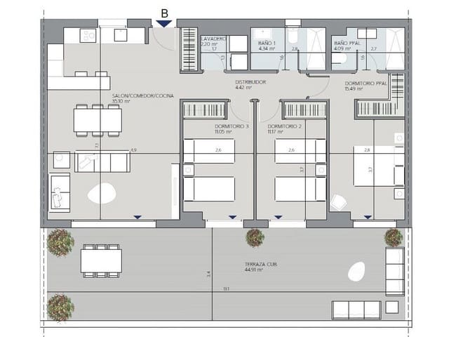 3 chambre Penthouse à vendre à Benalmádena avec piscine garage - 668 000 € (Ref: 7462979)