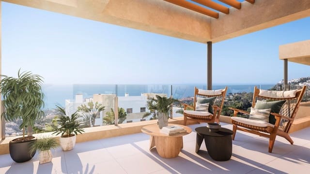 3 soveværelse Penthouse til salg i Benalmádena med swimmingpool garage - € 599.000 (Ref: 7574460)