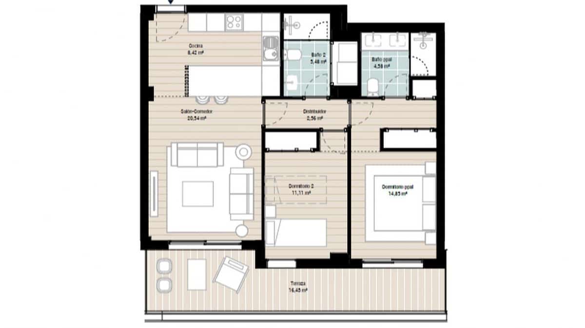2 bedroom Apartment for sale in Marbella with pool garage - € 680,000 (Ref: 7772439)
