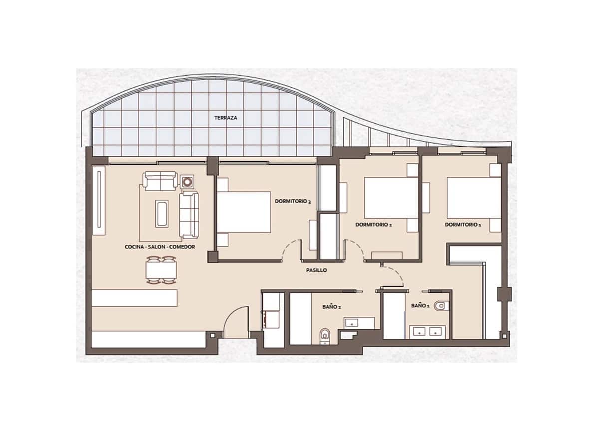 3 sypialnia Apartament na sprzedaż w Benalmadena Costa z basenem garażem - 704 000 € (Ref: 7776716)