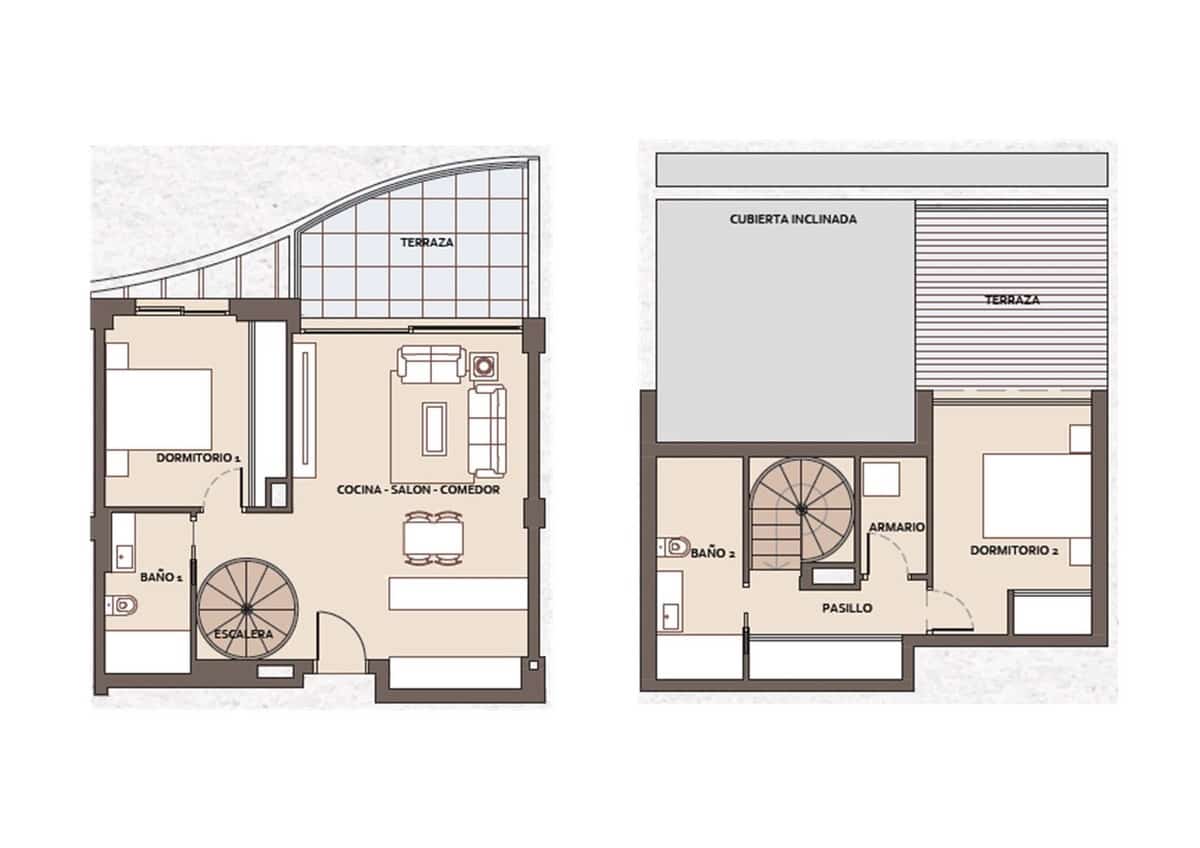 2 sovrum Takvåning till salu i Benalmadena Costa med pool garage - 984 000 € (Ref: 7776718)