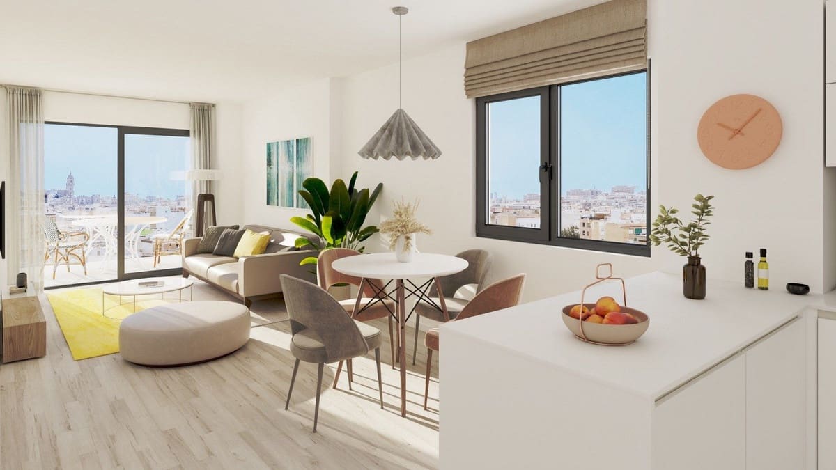 2 slaapkamer Appartement te koop in Malaga stad met zwembad garage - € 528.000 (Ref: 7786814)