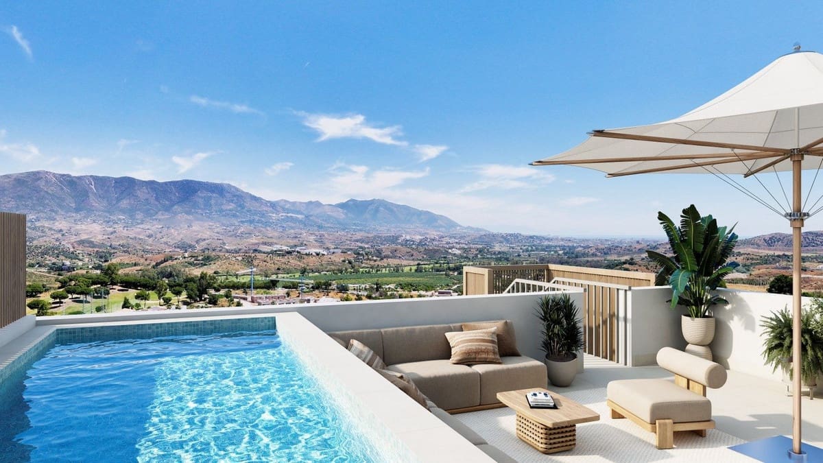 2 soveværelse Penthouse til salg i La Cala de Mijas med swimmingpool garage - € 569.900 (Ref: 9072299)