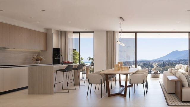 3 quarto Apartamento para venda em New Golden Mile, Estepona com piscina garagem - 730 000 € (Ref: 9289492)