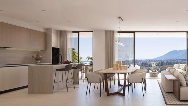 2 sypialnia Apartament na sprzedaż w New Golden Mile, Estepona z basenem garażem - 500 000 € (Ref: 9289493)