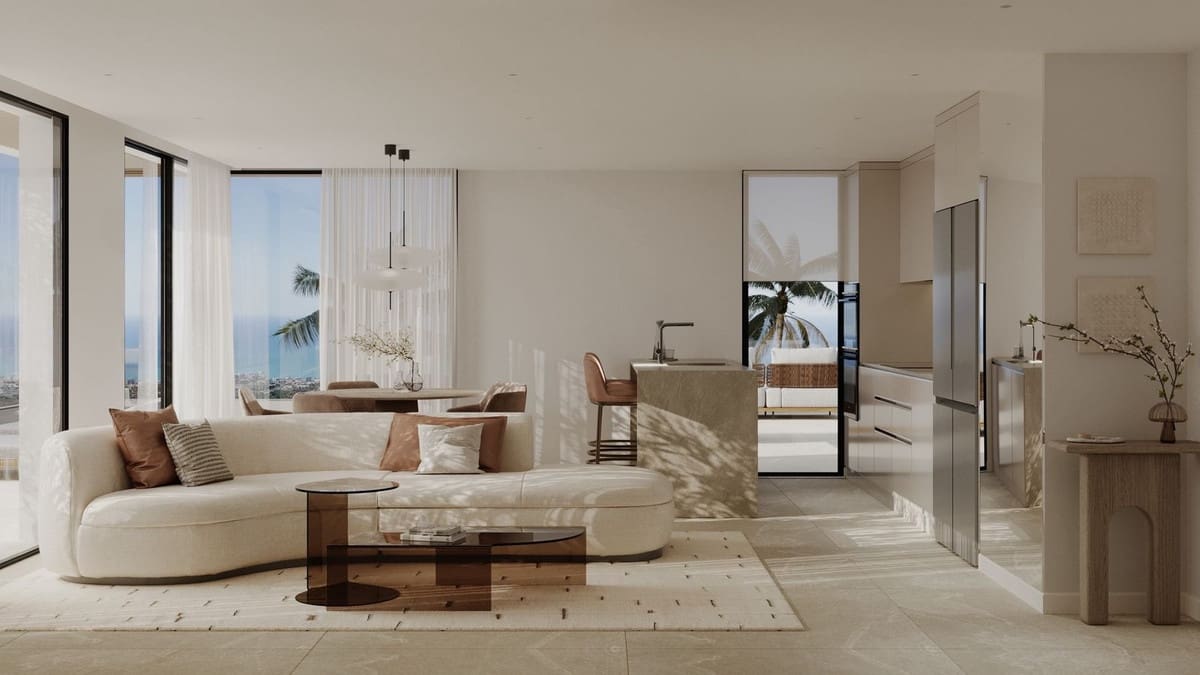 2 bedroom Penthouse for sale in Mijas Costa with pool garage - € 1,147,000 (Ref: 9348451)