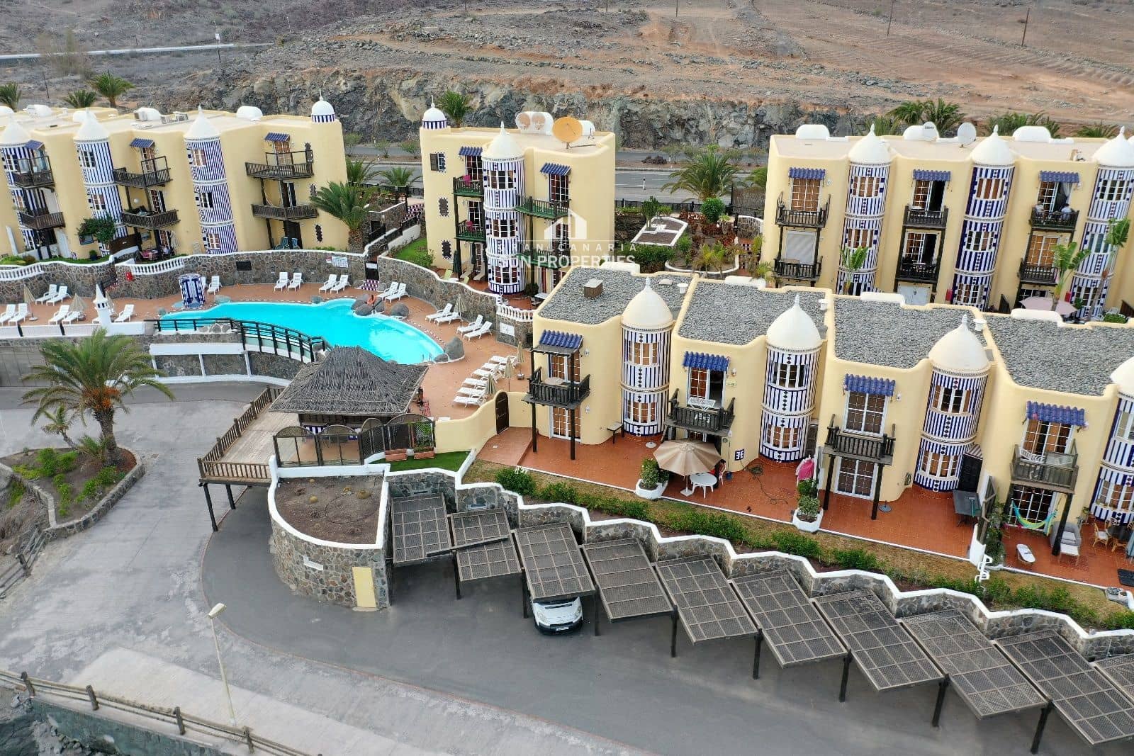 1 sovrum Lägenhet att hyra i San Agustin med pool - 1 500 € (Ref: 4734221)