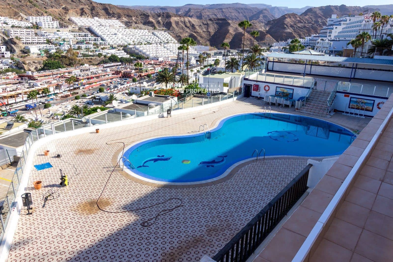 2 bedroom Flat for rent in Puerto Rico with pool - € 950 (Ref: 5362056)