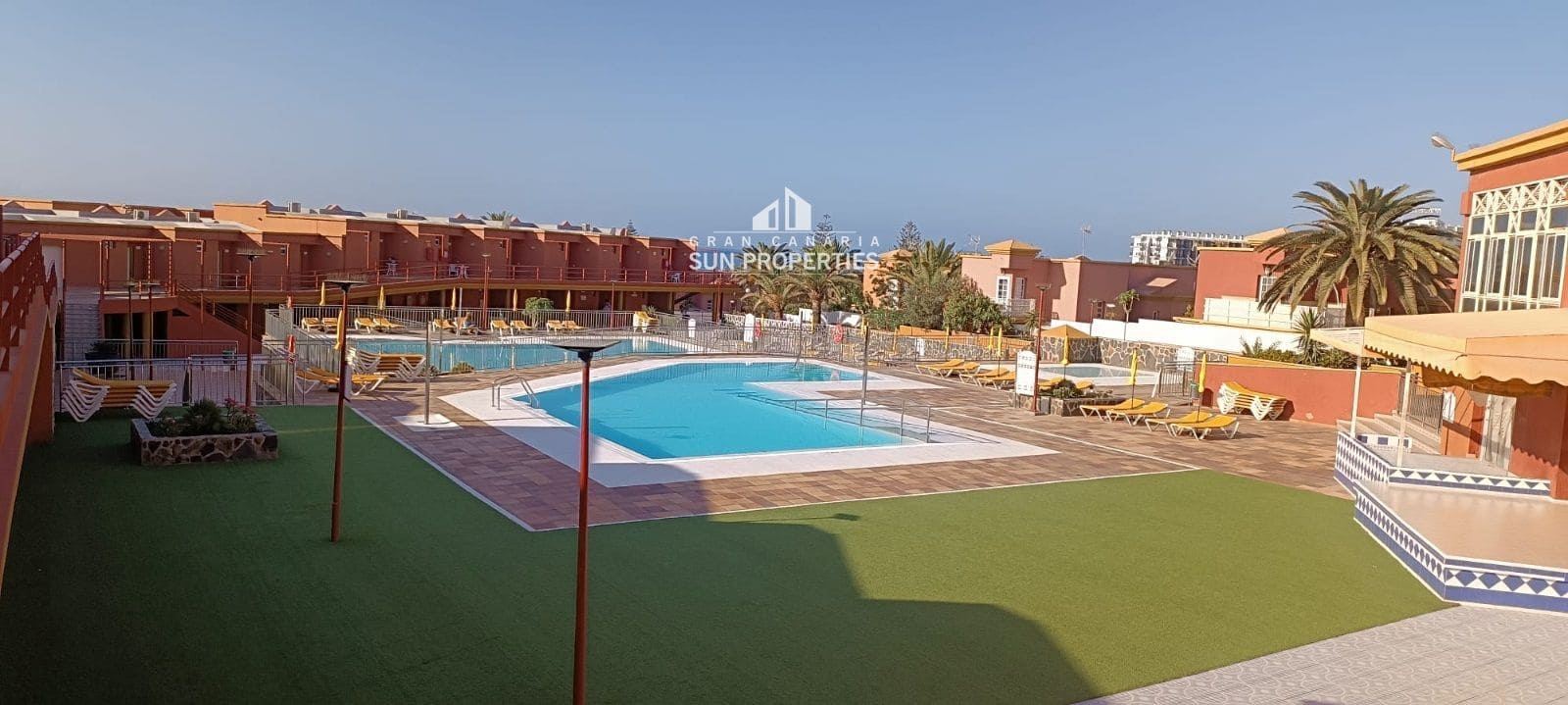 1 sovrum Bungalow att hyra i San Agustin med pool - 1 200 € (Ref: 5634095)