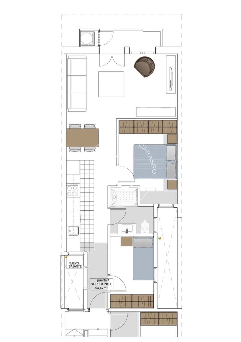 2 quarto Apartamento para venda em Barcelona cidade - 440 000 € (Ref: 10017625)