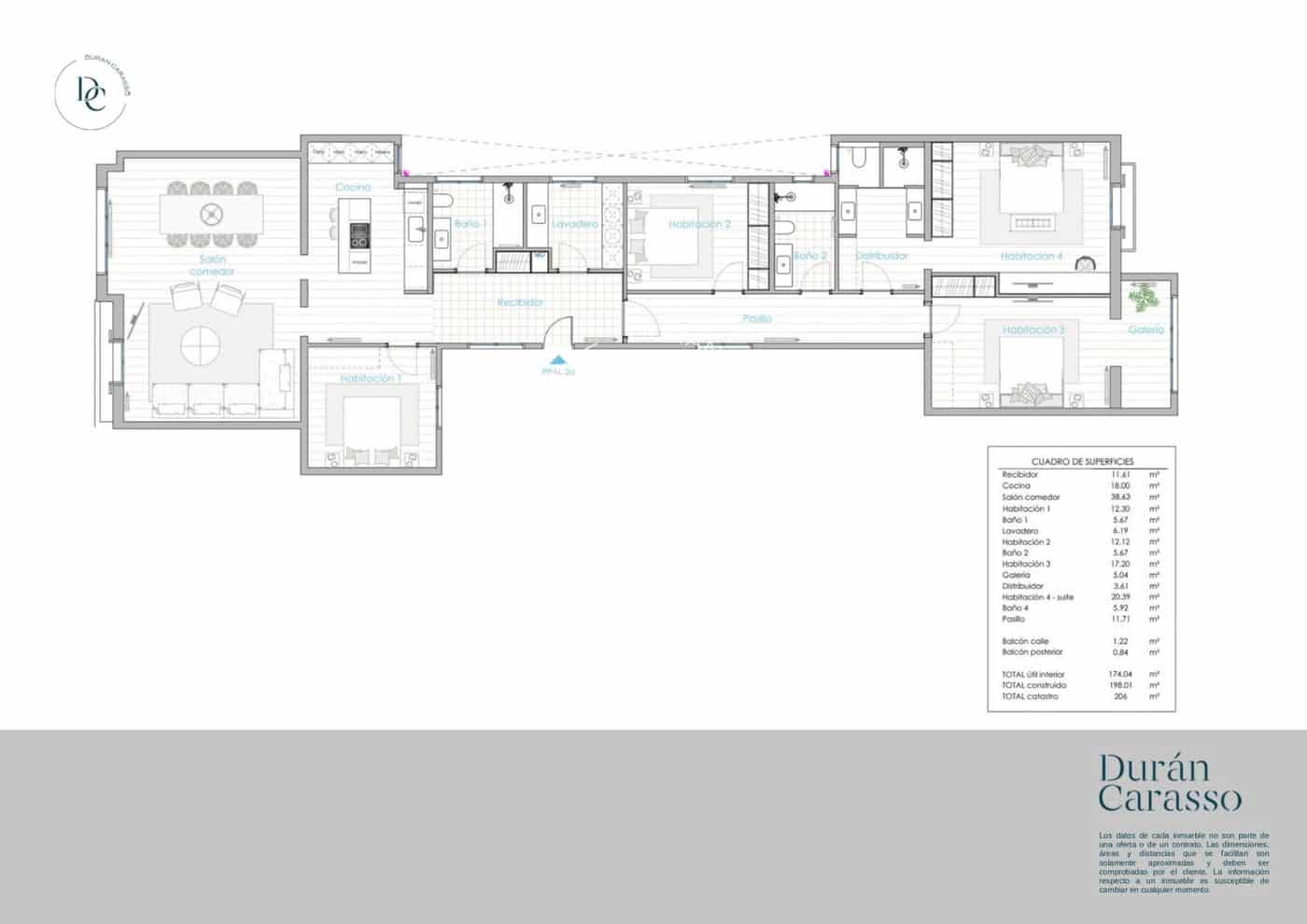 4 sovrum Lägenhet till salu i Barcelona stad - 1 790 000 € (Ref: 10078245)