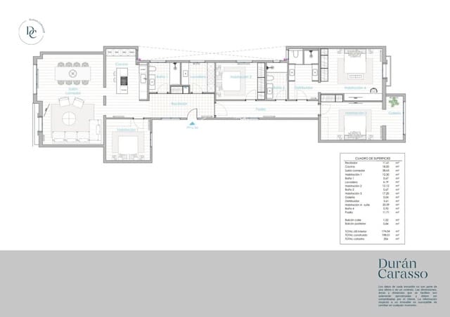 4 sovrum Lägenhet till salu i L'Antiga Esquerra de L'Eixample, Barcelona stad - 1 790 000 € (Ref: 10078245)