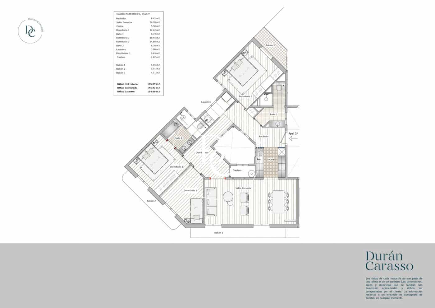 3 sypialnia Apartament na sprzedaż w Miasto Barcelona - 1 295 000 € (Ref: 10124489)