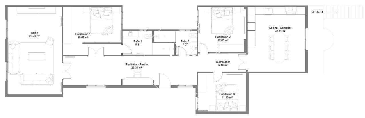 3 sypialnia Apartament na sprzedaż w Miasto Barcelona - 1 300 000 € (Ref: 10147070)