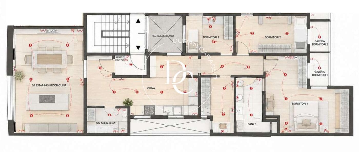 Apartamento de 3 habitaciones en Barcelona ciudad en venta - 990.000 € (Ref: 10155256)