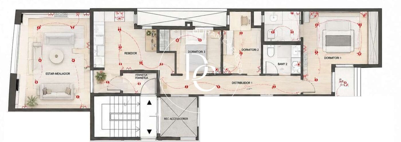 3 slaapkamer Appartement te koop in Barcelona stad - € 795.000 (Ref: 10155258)