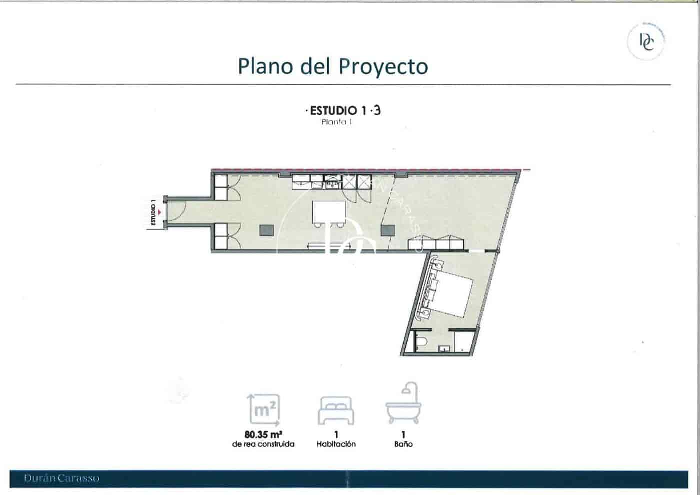 1 sypialnia Apartament na sprzedaż w Miasto Barcelona - 361 575 € (Ref: 10157814)