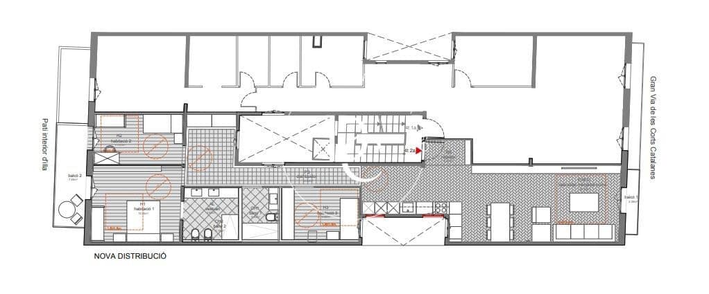 3 slaapkamer Appartement te koop in Barcelona stad - € 849.000 (Ref: 8463914)