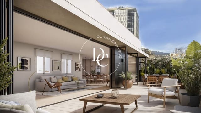 4 chambre Penthouse à vendre à La Dreta de L'Eixample, Barcelone ville - 4 300 000 € (Ref: 8511854)