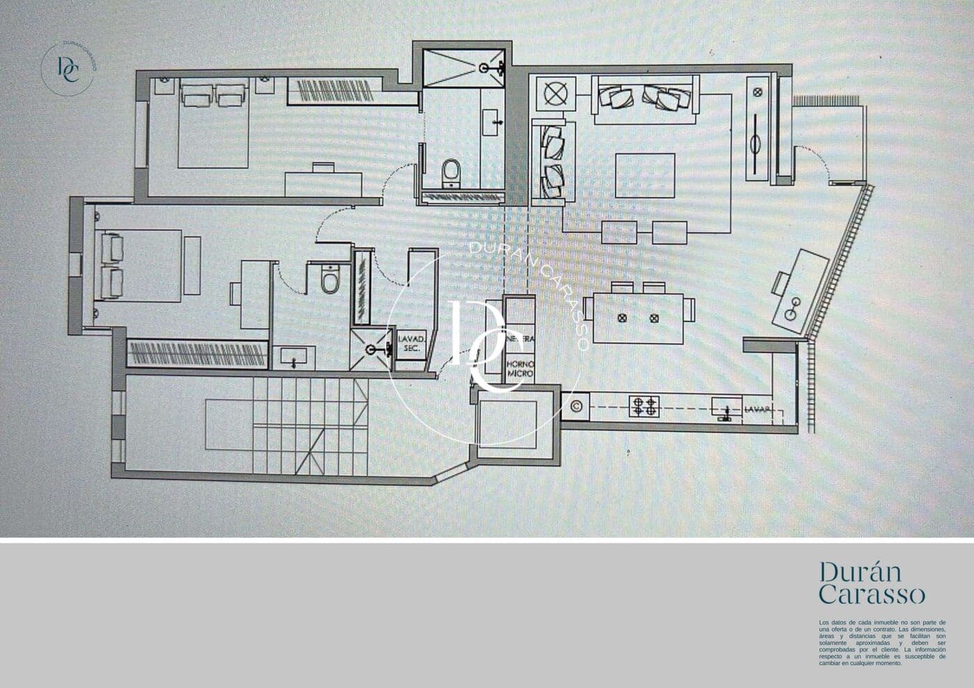 2 makuuhuone Huoneisto vuokrattavana paikassa Barcelona kaupunki - 3 000 € (Ref: 8672175)