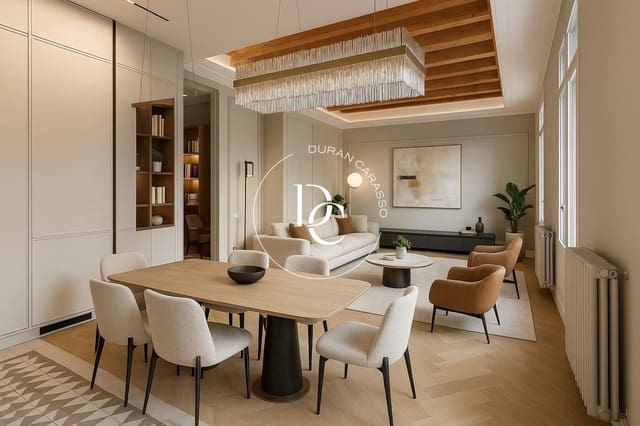 3 quarto Apartamento para venda em La Dreta de L'Eixample, Barcelona cidade - 1 225 000 € (Ref: 8752546)