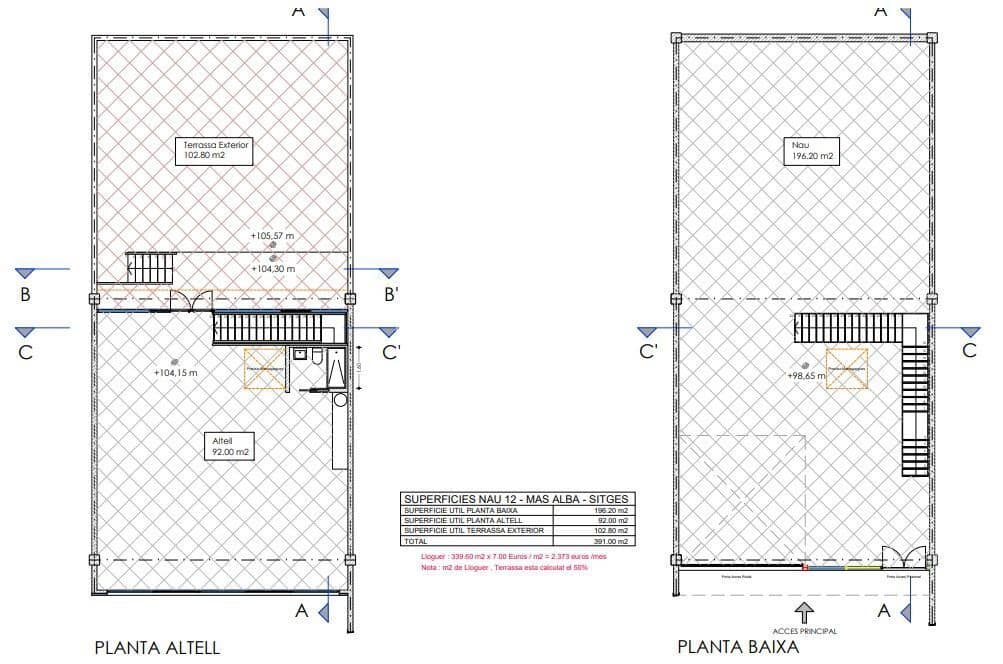 Erhverv til leje i Sitges - € 2.500 (Ref: 8957251)