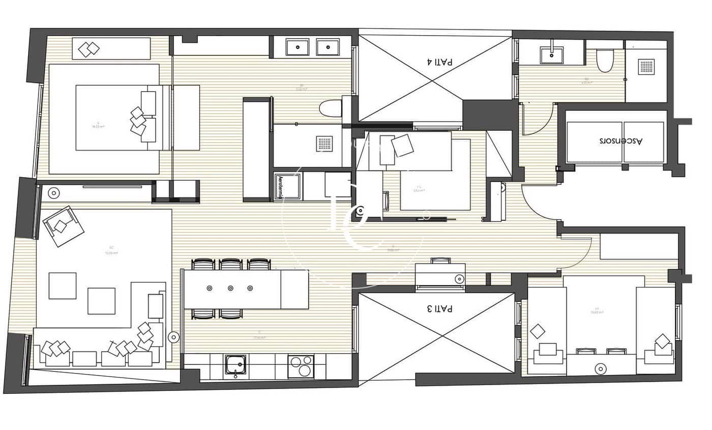 3 bedroom Apartment for sale in Barcelona city - € 985,000 (Ref: 9095375)