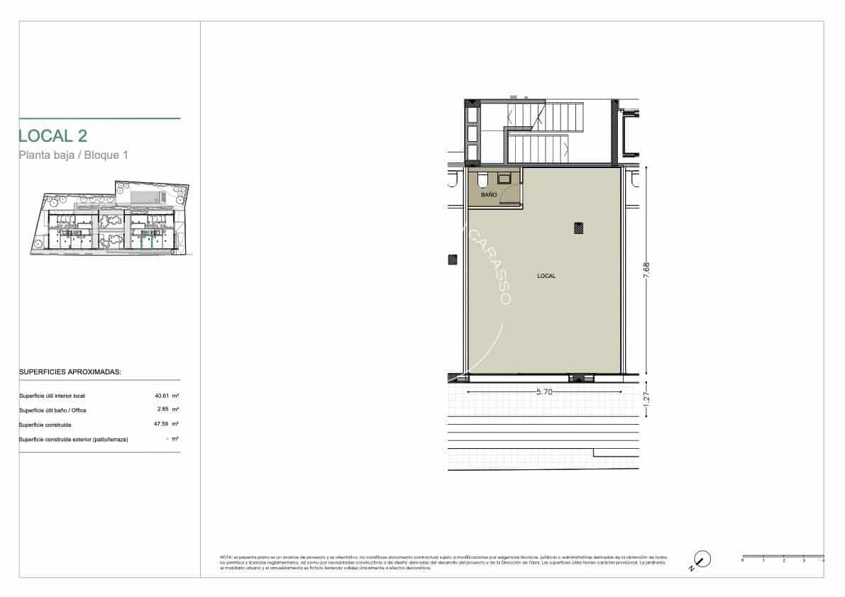 Kommersiell til leie i Sitges - € 1 198 (Ref: 9185606)