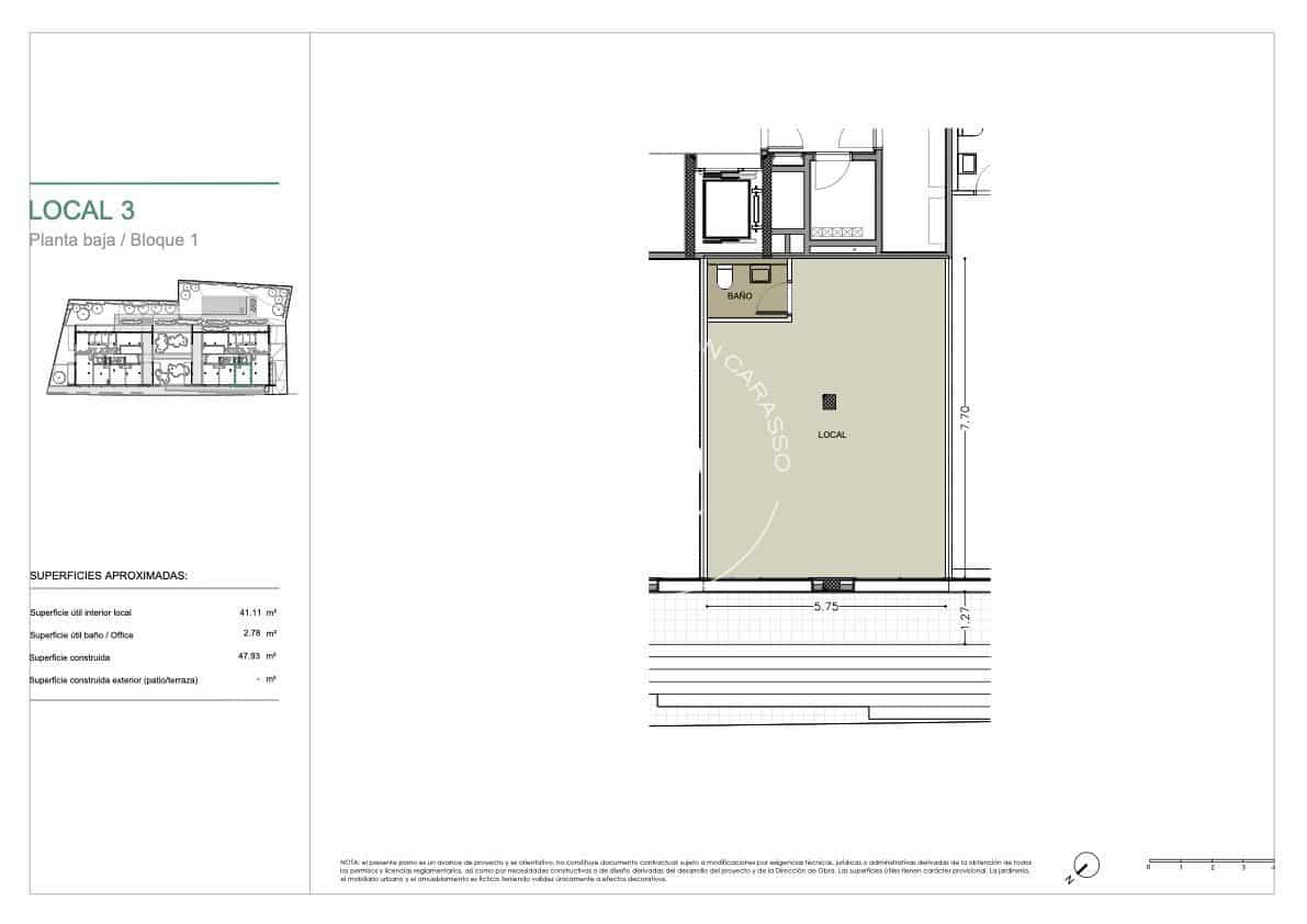 Kommersiell til leie i Sitges - € 1 198 (Ref: 9185606)