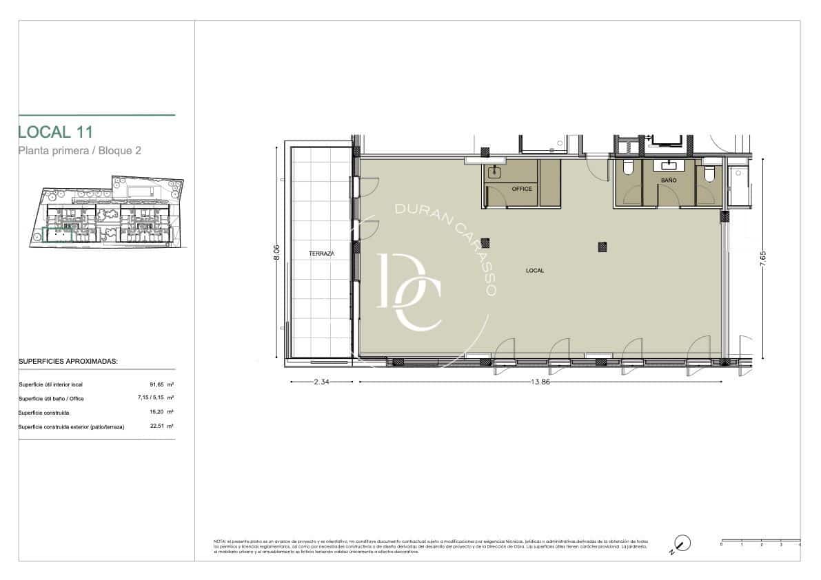 Kommersiell til leie i Sitges - € 1 198 (Ref: 9185606)